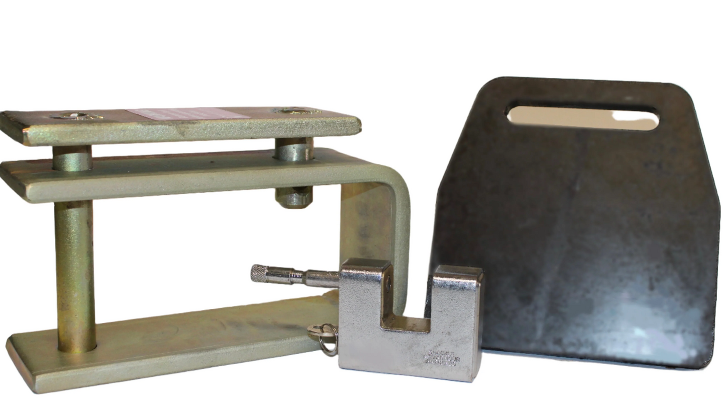Track Lock Large - Track mounted with weld plate