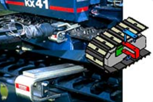 Track Lock Large - Track mounted with weld plate