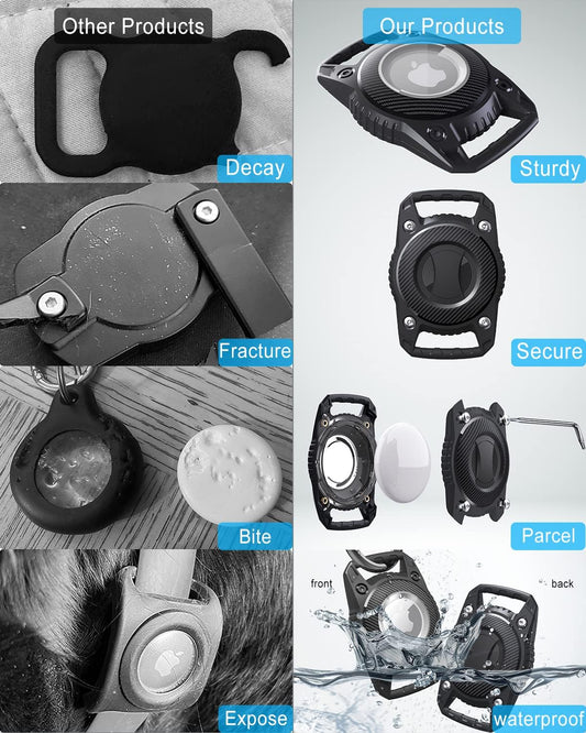 Airtag - Box Til Dyr - sort - Apple/Android Find My App