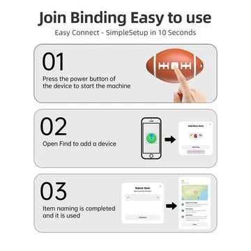Airtag - Nøglering - Smart sporingsenhed med indbygget airtag via Apple Find My app