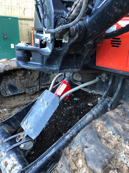 Schienenverriegelung klein – Schienenmontage mit Schweißplatte